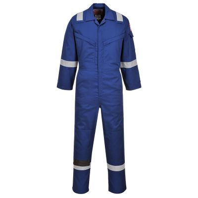 FR21 Flame Resistant Super Light Weight Anti-Static Coverall 210g Royal Blue L Regular