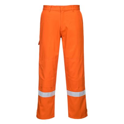 FR26 Bizflame Work Trousers Orange M Regular