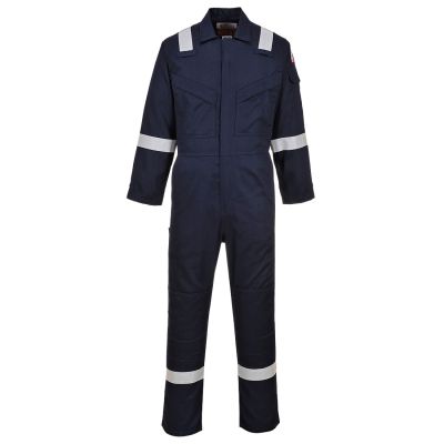 FR28 Flame Resistant Light Weight Anti-Static Coverall 280g Navy 4XL Regular