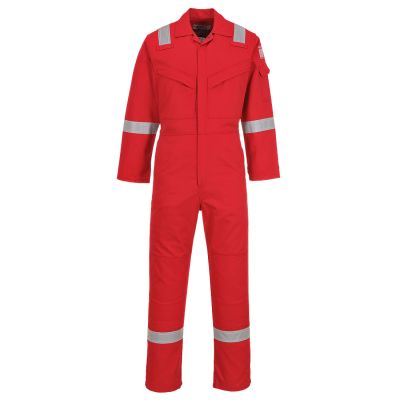 FR50 Flame Resistant Anti-Static Coverall 350g Red 4XL Regular