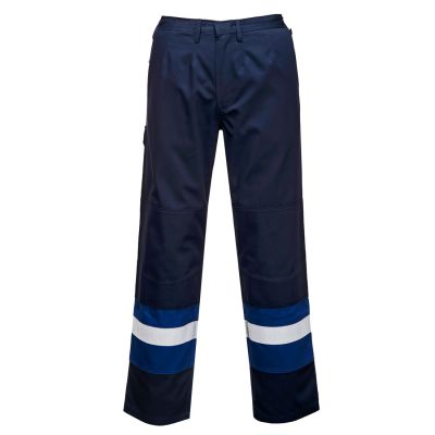 FR56 Bizflame Work Trousers Navy/Royal L Regular