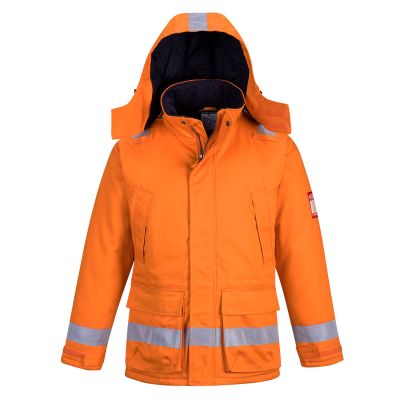 FR59 FR Anti-Static Winter Jacket Orange S Regular