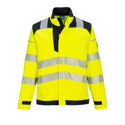 FR714 PW3 FR Hi-Vis Work Jacket Yellow/Black L Regular