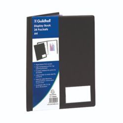 GUILDHALL DISPLAY BOOK 24PT A4 BLK
