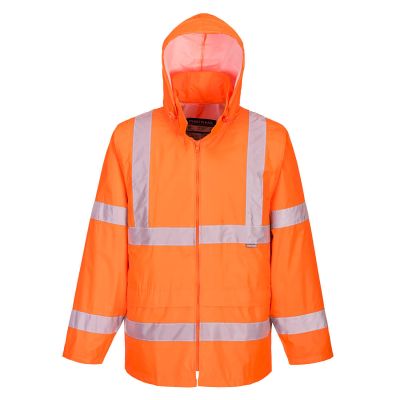 H440 Hi-Vis Rain Jacket Orange S Regular