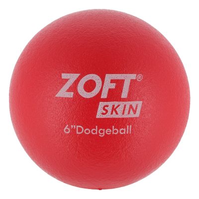 ZOFTSKIN DODGEBALL SIZE 6 RED