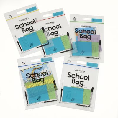BOOK BAGS ASSORTED PK40