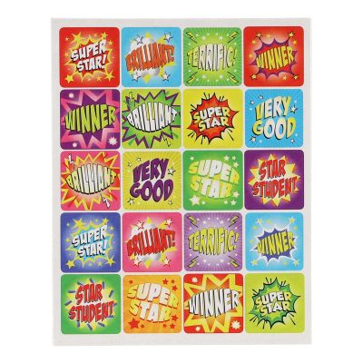 STAR SQUARE STICKERS