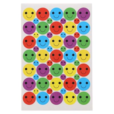 BUMPER PACK OF SMILEY FACE STICKERS