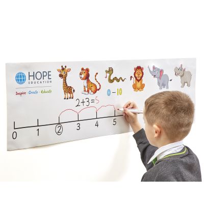 DOUBLE-SIDED NUMBER LINE-TEACHER VERSION