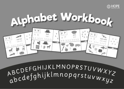 ALPHABET WORK BOOKS