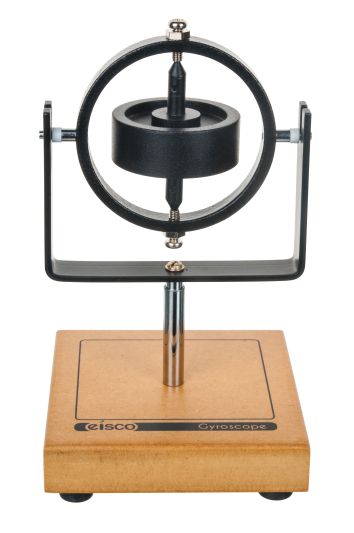 GYROSCOPE - WOODEN FITTED ON WOODEN BASE