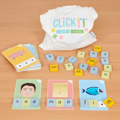 CLICK IT WORD BUILDING SACK AND CARDS