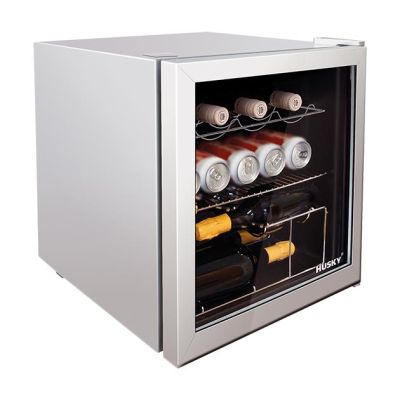 Husky Silver Drinks Cooler With Light              