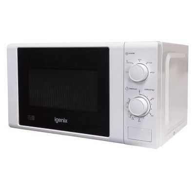 20 LITRE 700W MANUAL MICROWAVE WHITE