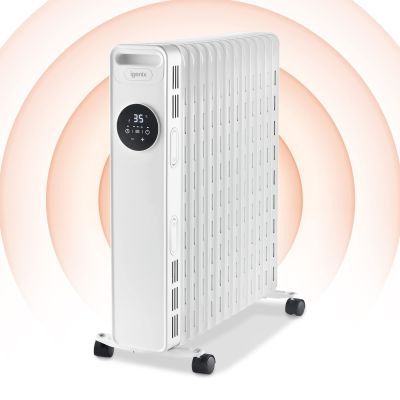 2.5KW DIGITAL OIL FILLED RADIATOR WITH TIMER WHITE