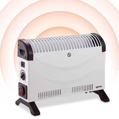2KW CONVECTOR HEATER WITH 24H TIMER WHITE