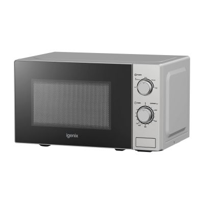 20 LITRE 800W MANUAL MICROWAVE STAINLESS STEEL