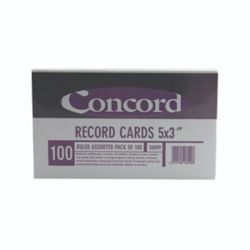 CONCORD RECD CRD 5X3 AST P