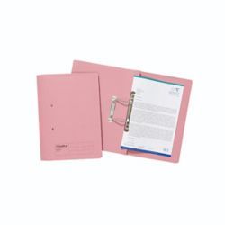 GUIDHALL TRANSFER SPIRAL FILE PINK