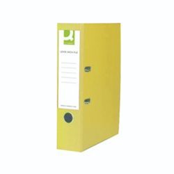 Q-CONNECT LEVER ARCH FILE FS YELLOW