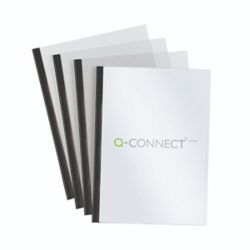 Q-CONNECT A4 SLIDE BINDER/COVER BLK