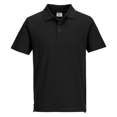 L210 Lightweight Jersey Polo Shirt (48 in a box) Black L Regular
