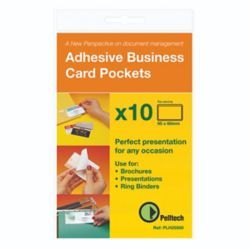BUSINESS CARD PKT 60X95MM SIDE OPEN