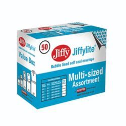 JIFFY BAG GOLD ASSORTED SIZES PK50