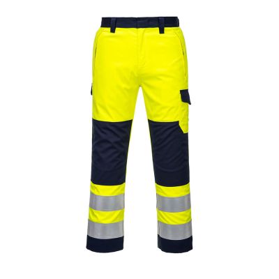 MV46 Hi-Vis Modaflame Trousers Yellow/Navy L Regular