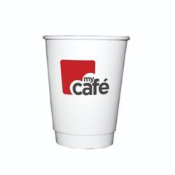 MYCAFE 12OZ DOUBLE WALL HOT CUPS