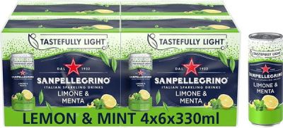 San Pellegrino Sparkling Lemon & Mint Ca