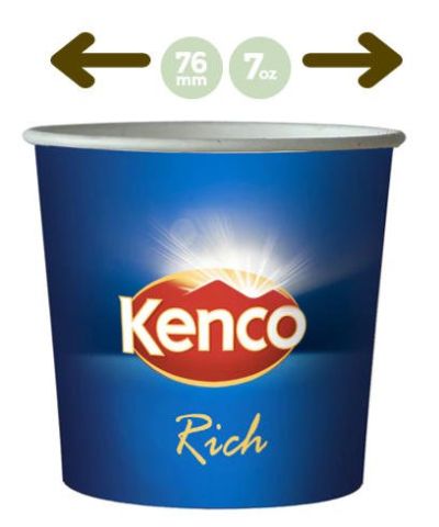 Kenco In-Cup Rich Black 25's 76mm Paper 