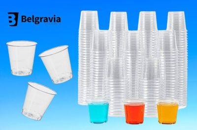 Belgravia 30ml/1oz  Plastic Shot Glasses