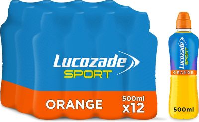 Lucozade Orange Sports Bottles 12x500ml