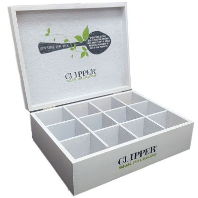 Clipper 12 Compartment Wooden Display Bo