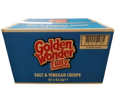 Golden Wonder Crisps Salt & Vinegar Pack
