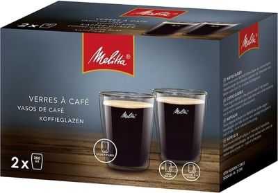 Melitta Espresso/Americano Glass Set 0.2
