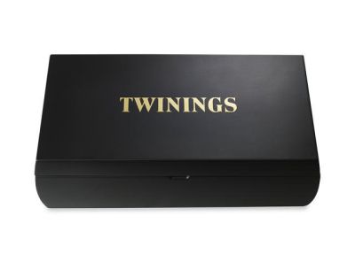 Twinings 8 Compartment Black Display Box