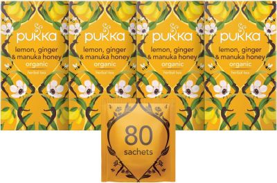 Pukka Tea Lemon, Ginger & Manuka Honey E