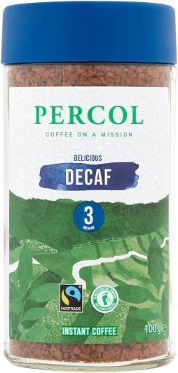 Percol Delicious Decaf Instant Coffee 10
