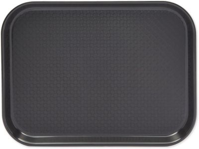 Fixtures Black Fast Food Tray