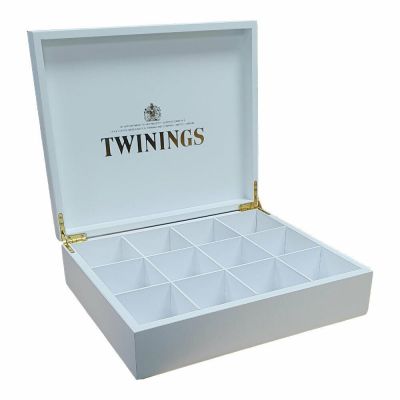 Twinings 12 Compartment White Display Bo