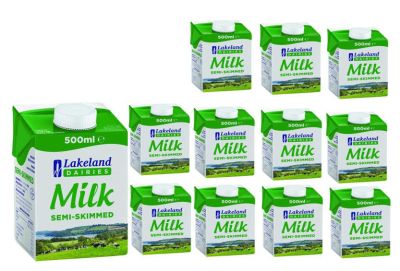 Lakeland Semi Skimmed Milk 12x500ml