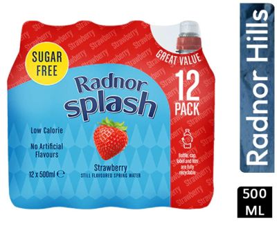 Radnor Splash Sugar Free Strawberry 12x5