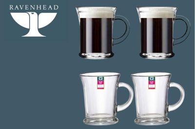 Ravenhead Essentials Glass Mug 38cl, 12o