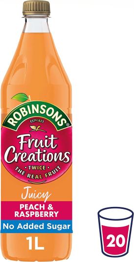 Robinsons Fruit Creations Peach & Raspbe