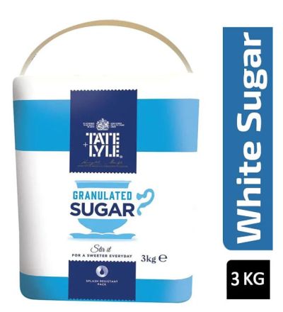 Tate & Lyle 3kg Granulated Sugar Tub
