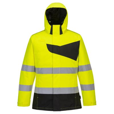 PW261 PW2 Hi-Vis Winter Jacket Yellow/Black S Regular