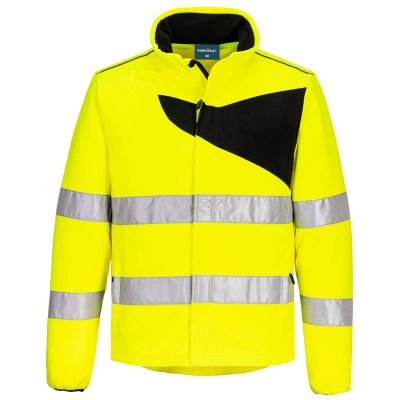 PW274 PW2 Hi-Vis Fleece Yellow/Black 4XL Regular
